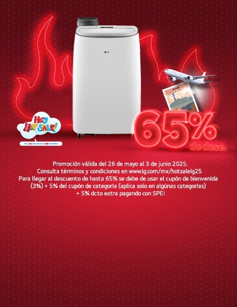 65% de descuento en aire acondiconado