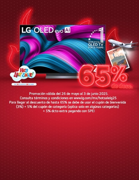 65% de descuento en TV