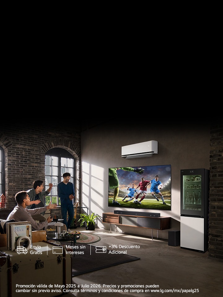 Prepárate para el mundial y compra tu próxima LG TV