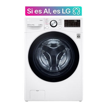 LAVADORA CARGA FRONTAL INTELIGENTE INVERTER AI DD™ 16KG | LG MX