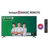 Pantalla 86 pulgadas LG UHD AI UA80 4K Smart TV 2025