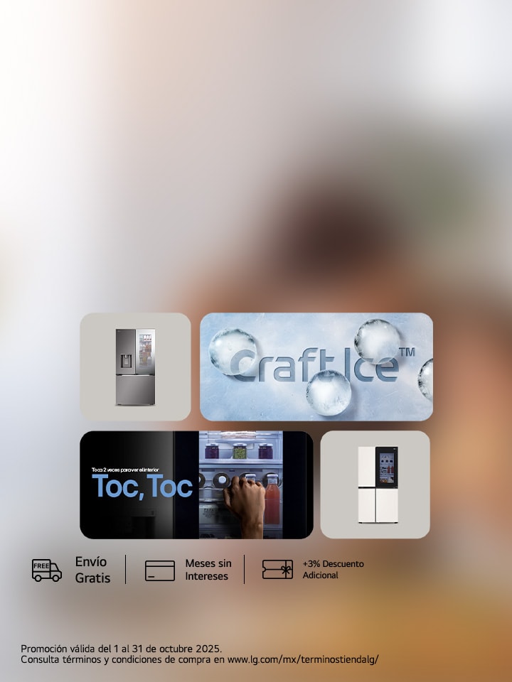 Hasta 45% en refrigeradores Instaview
