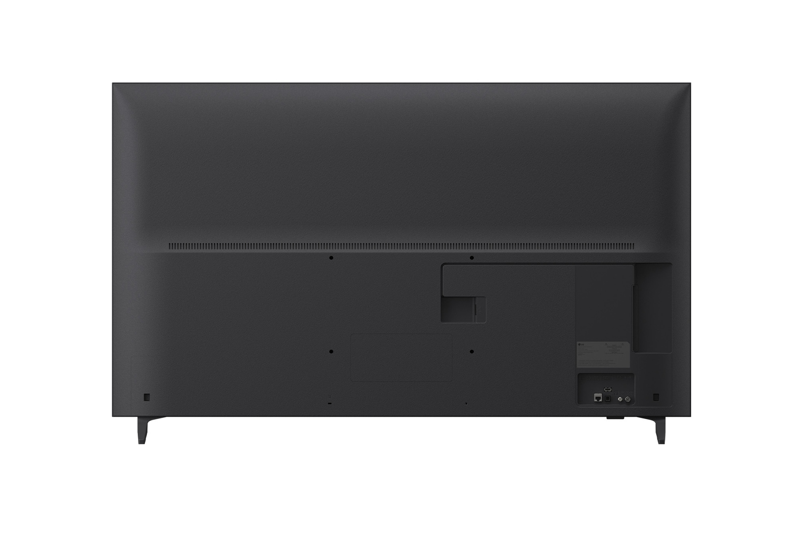 Rear view of LG QNED70 TV