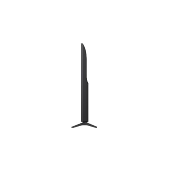 Left-facing side view of LG QNED70 TV 