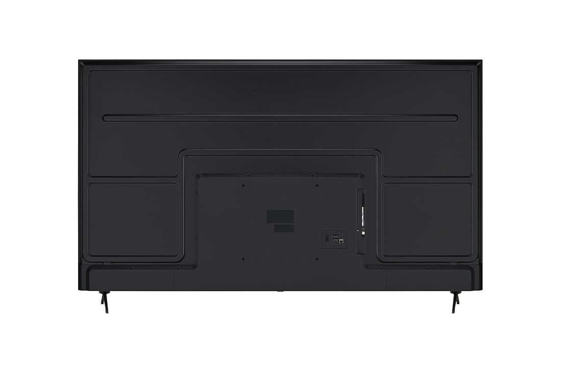 Vista posterior de la LG UHD UA75 TV.