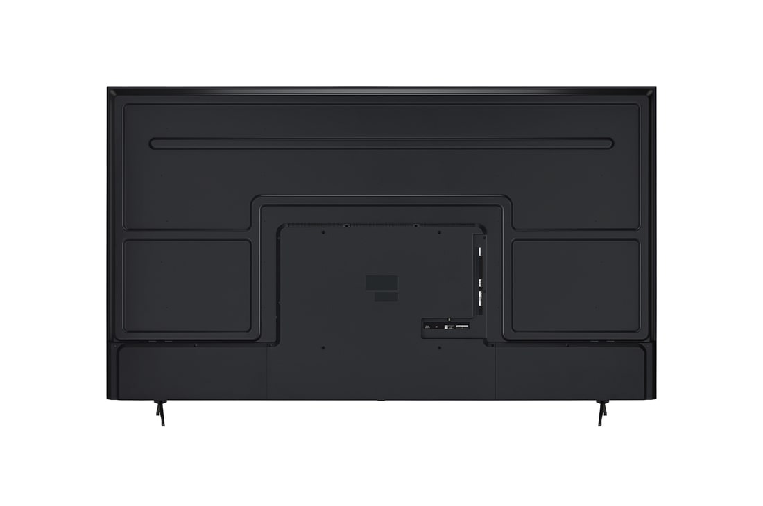 Vista posterior de la LG UHD UA75 TV.