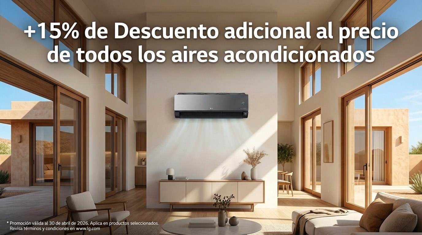 15% de descuento adicional en aires acondicionados