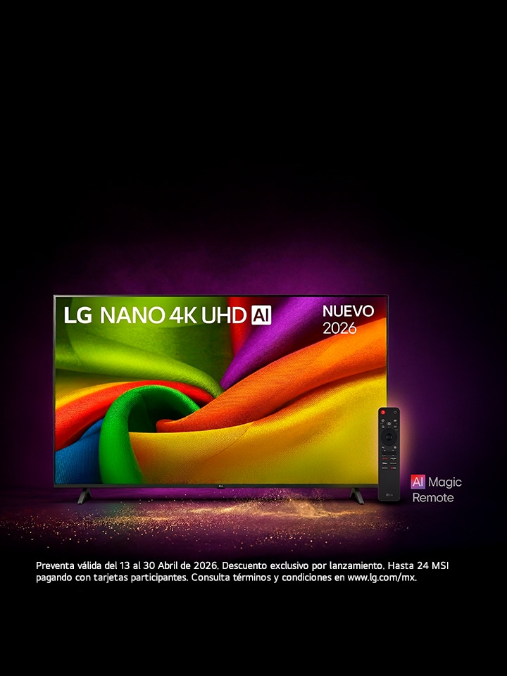 Descubre las nuevas pantallas LG NANO 4K UHD AI
