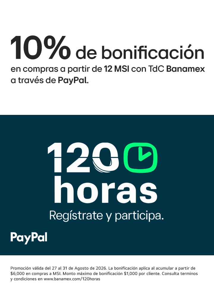 120 hrs Banamex