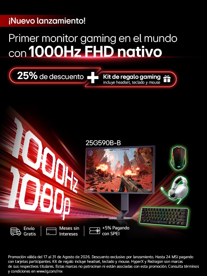Monitor gaming 1000Hz FHD
