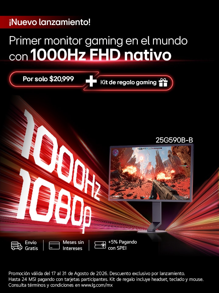 Primer monitor gaming en el mundo con 1000Hz FHD nativo