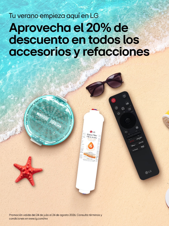 Aprovecha el 20% de descuento en todos los accesorios y refacciones