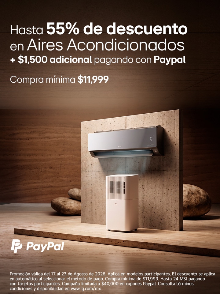 Hasta 55% de descuento en Aires Acondicionados