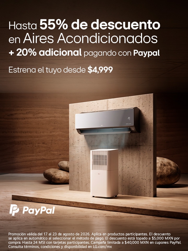 Hasta 55% de descuento en Aires Acondicionados