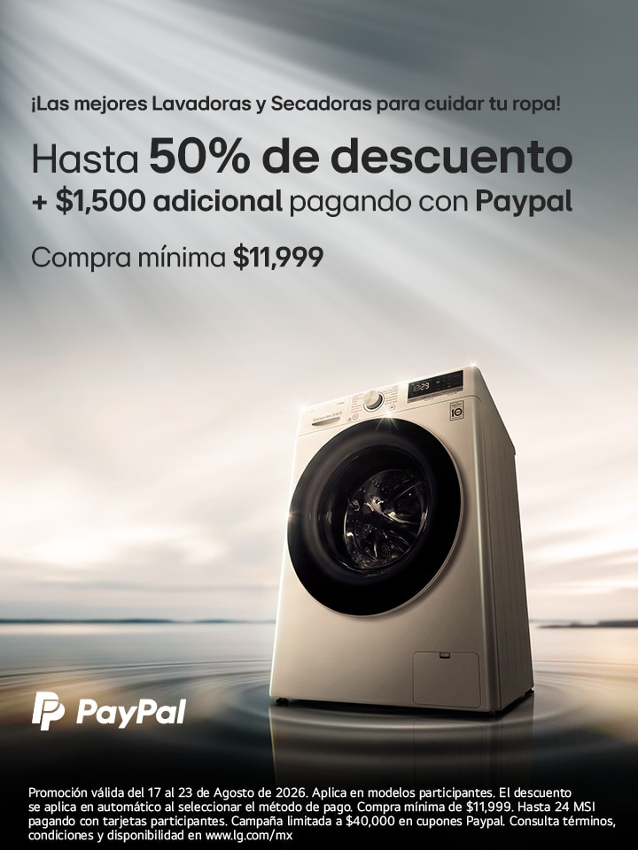 Lavadoras y Secadoras hasta 50% de descuento