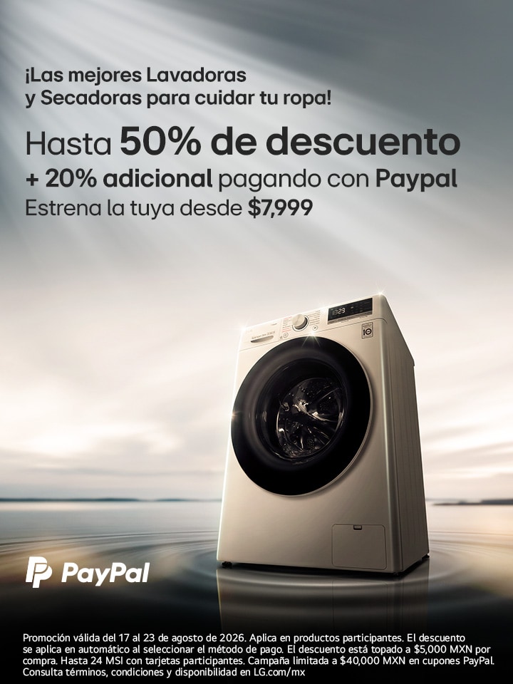 Lavadoras y Secadoras hasta 50% de descuento