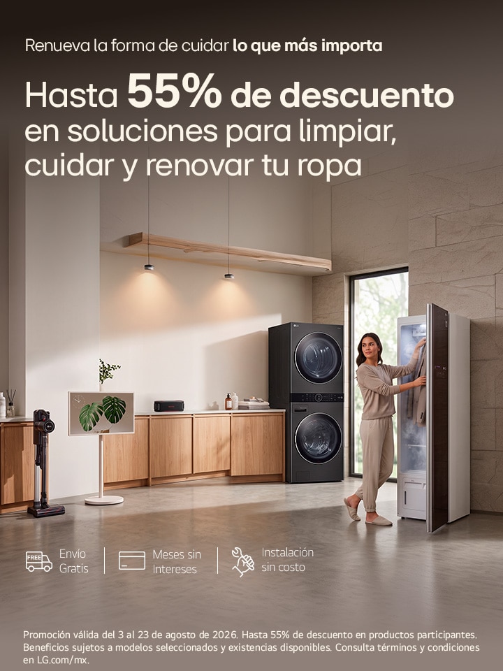 Hasta 55% de descuento en soluciones para limipiar, cuidar y renovar tu ropa