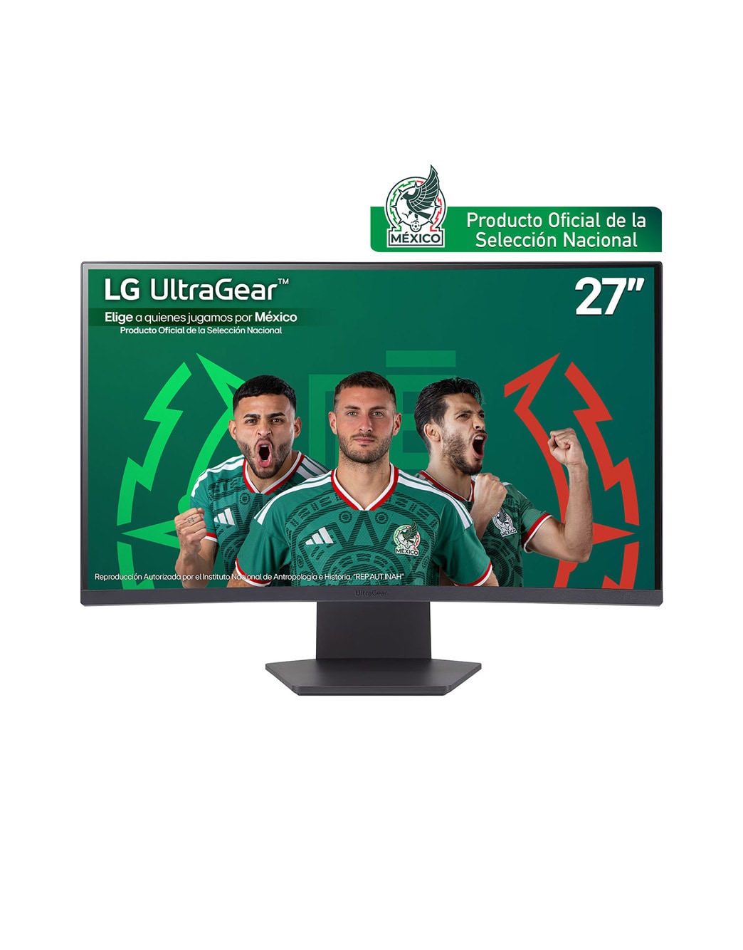 Monitor curvo gaming UltraGear™ 1000R de 27” | QHD, 1 ms (GtG