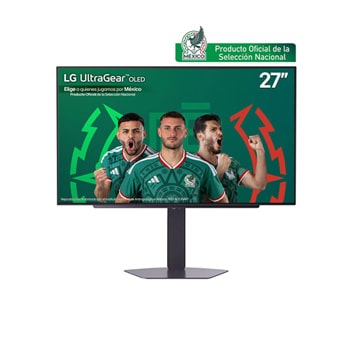 Vista frontal de Monitor gaming UltraGear™ OLED QHD de 27 pulgadas 27GX704A-B