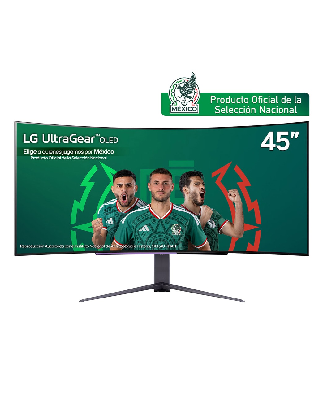 Monitor gaming curvo OLED UltraGear™ de 45” | 800R, DisplayHDR
