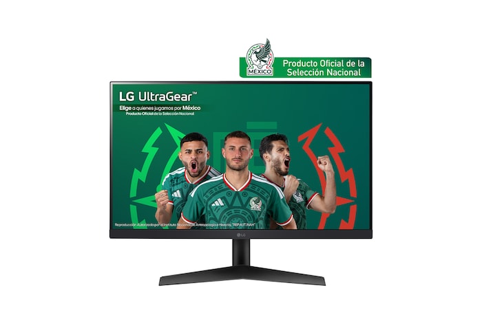 LG Monitor gaming UltraGear™ Full HD IPS de 24” | 180 Hz, IPS 1 ms (GtG), HDR10, 24GS60F-B