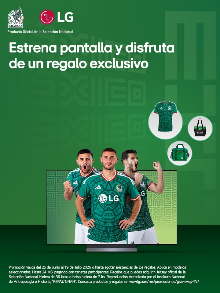 Estrena pantalla y recibe un regalo para apoyar a la Selección Nacional