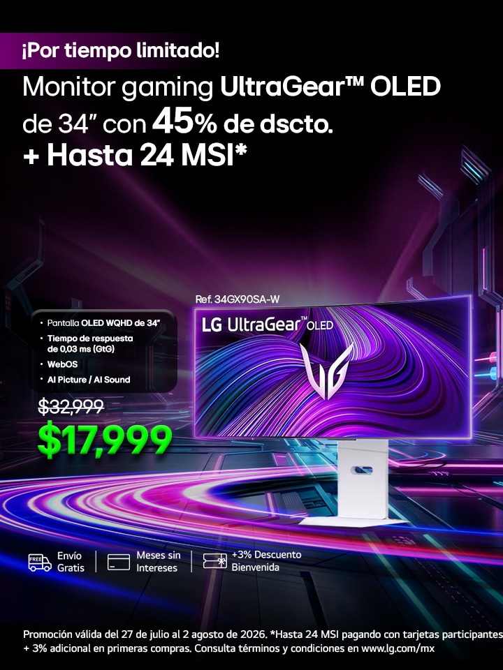 Monitor gaming UltraGear OLED
