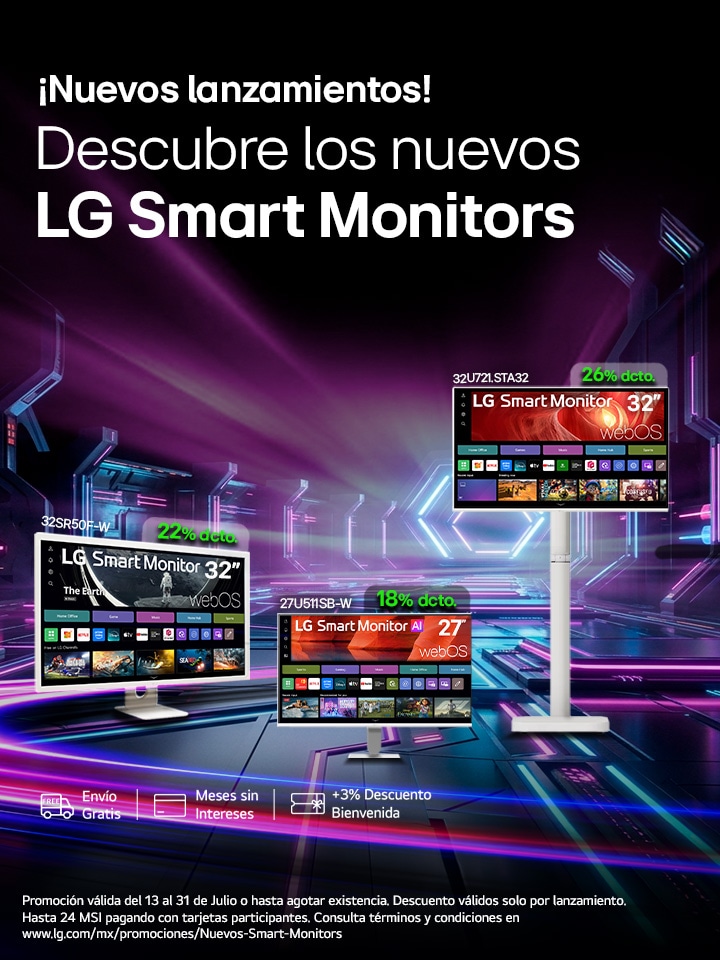 Descubre los nuevos LG Smart Monitors