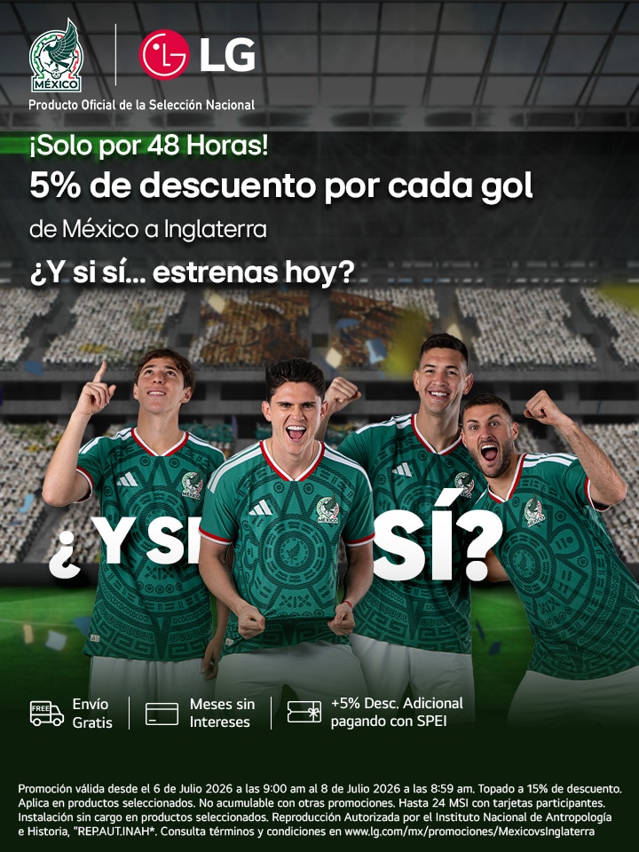 5% de descuento por cada gol
