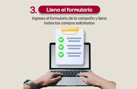 Llena el formulario