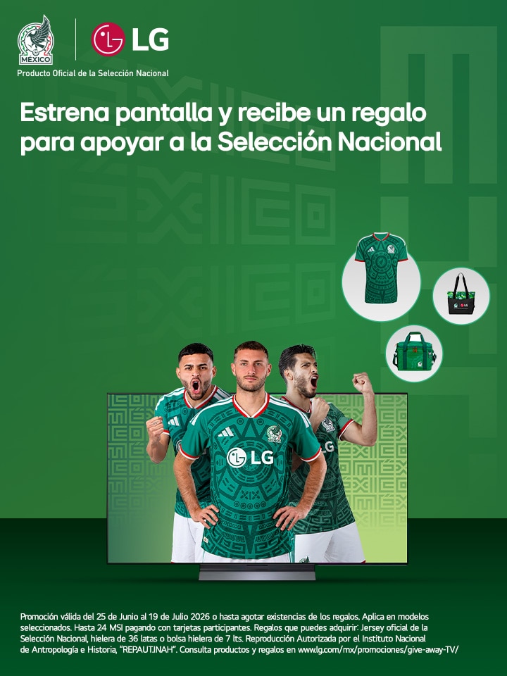 Estrena pantalla y recibe un regalo para apoyar a la Selección Nacional
