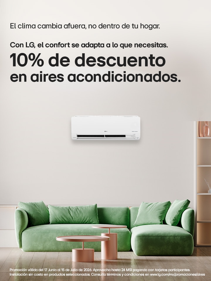 10% de descuento en aires acondicionados