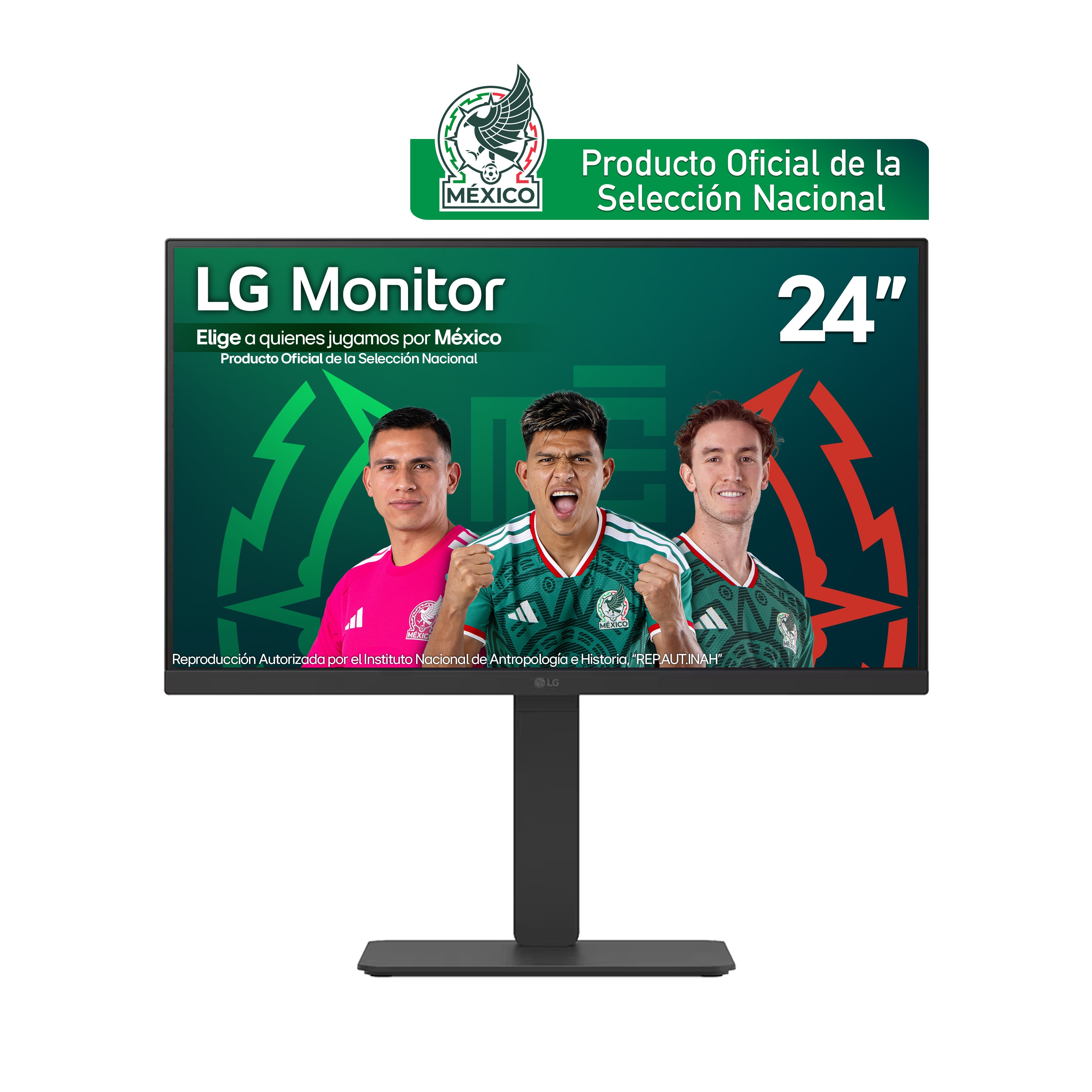 Vista frontal de Monitor Full HD IPS de 24" con USB Type-C™ y RJ45 24BA750-B