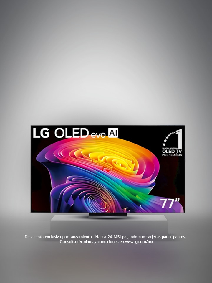 Pantalla Oficial de la Selección Nacional de México Nueva LG OLED evo AI C6 en preventa exclusiva 10% de descuento + Hasta 24 MSI*