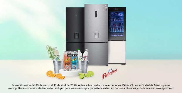 Llena tu refri LG con Peñafiel