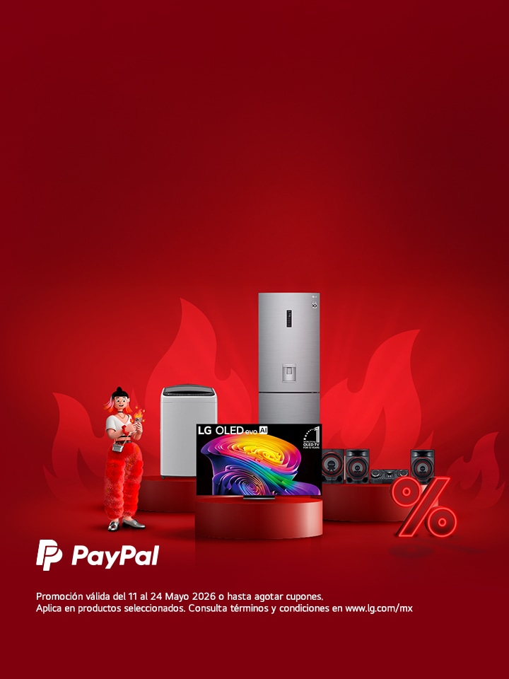 Cupón de $1,000 MXN + Hasta 24 MSI pagando con PayPal*