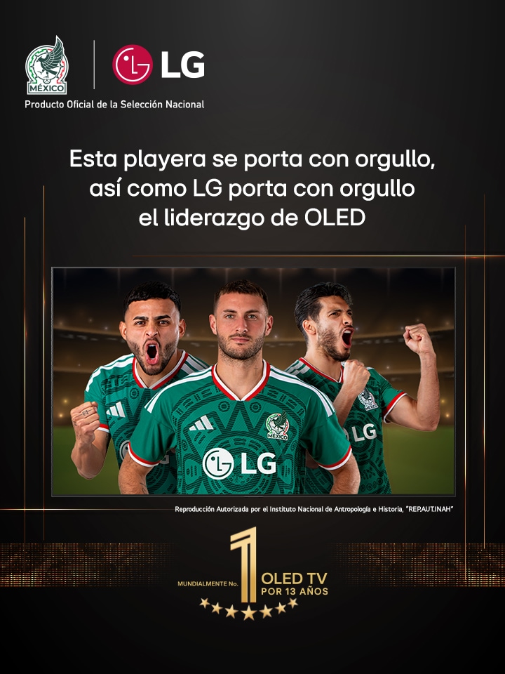 Una perspectiva desde arriba de un hombre y una mujer viendo un concierto en una OLED TV grande en un apartamento moderno. El emblema de “La OLED TV número 1 del mundo durante 11 años” está en la imagen. Un descargo de responsabilidad indica: “Fuente: Omdia. Envíos en unidades, 2013 a 2023. Los resultados no constituyen un apoyo a LG Electronics. La confianza que se deposite en estos resultados corre por cuenta y riesgo de terceros. Visita https://www.omdia.com/ para obtener más información”.