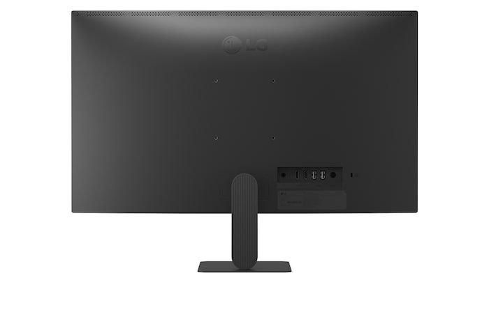 Rear view of LG Smart Monitor 27U511SB displaying stand structure and connectivity layout.