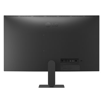 Rear view of LG Smart Monitor 27U511SB displaying stand structure and connectivity layout.