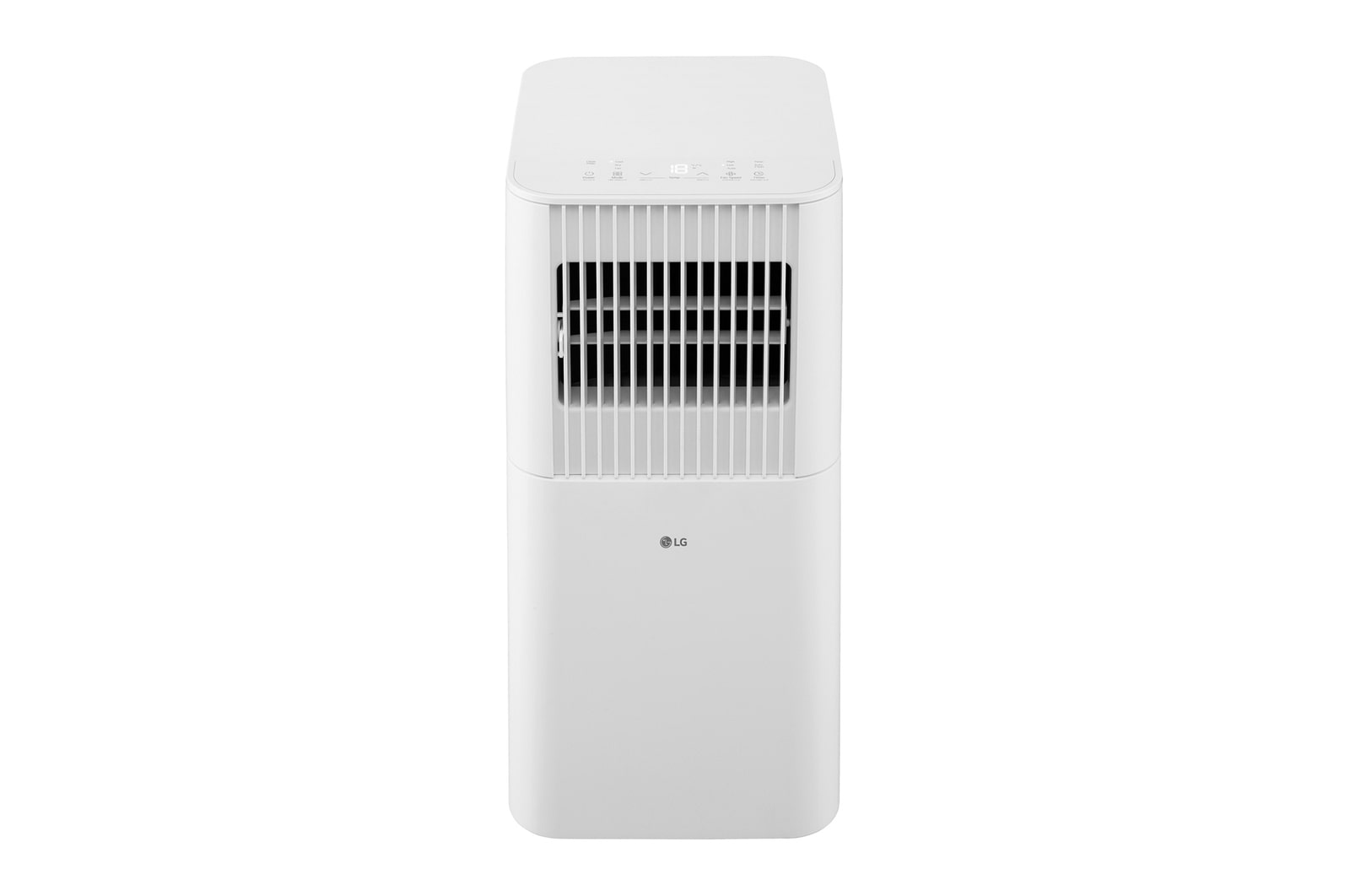 Vista frontal de LG Aire Acondicionado Portátil, 0.75Ton, Frío (Voltaje 115V / 60HZ) LP0826WC