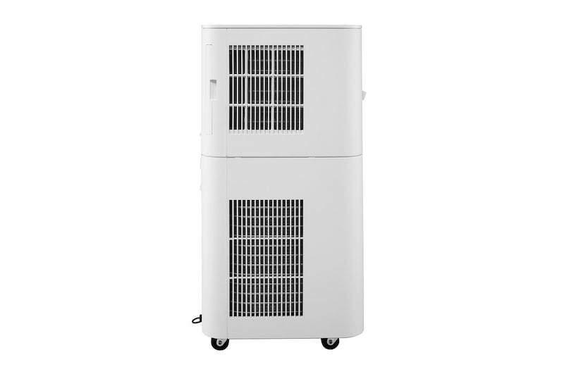 Right-side view of a portable air conditioner