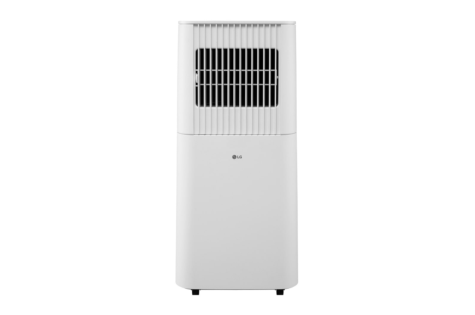 Front view of a portable air conditioner