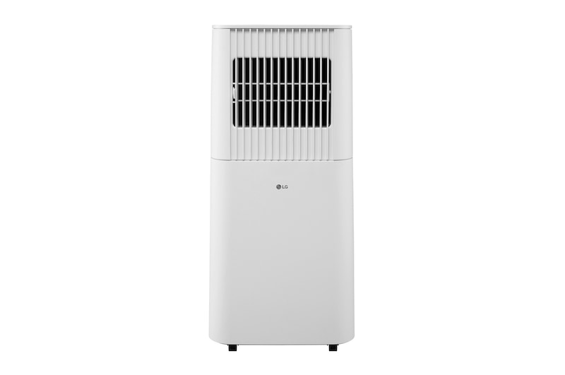 Front view of a portable air conditioner