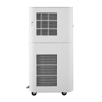 Right-side view of a portable air conditioner