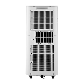 Back view of a portable air conditioner