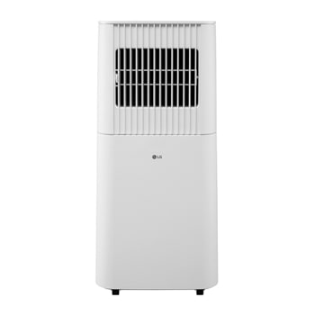 Front view of a portable air conditioner