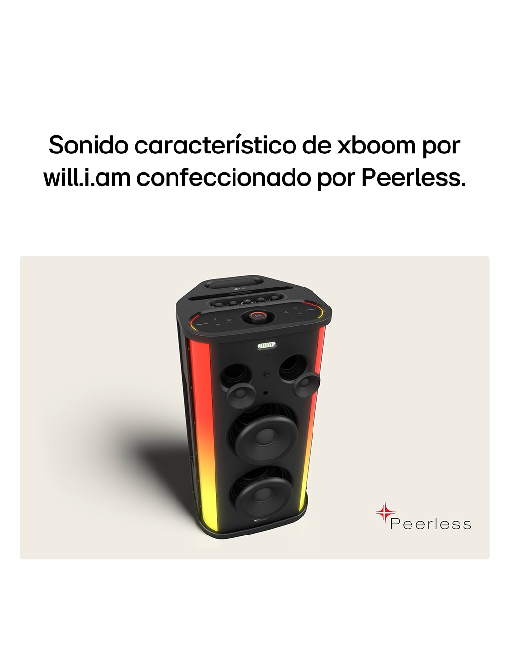 USP card: xboom Signature Sound by will.i.am crafted by Peerless
