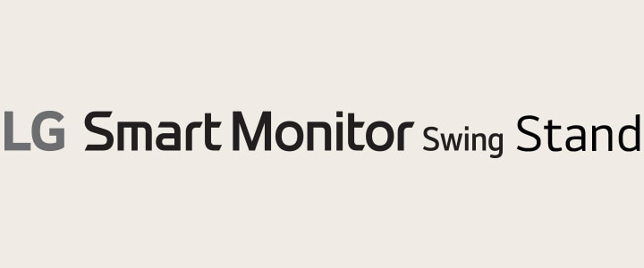 The picture shows a LG Smart Monitor installed a stand at living room.	