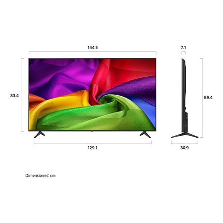 Pantalla 65 pulgadas LG NANO 4K UHD AI NU80 SMART TV webOS 2026 | LG México