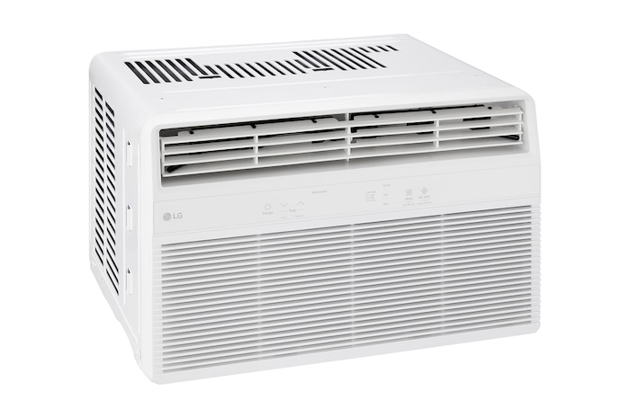 Side view of window air conditioner